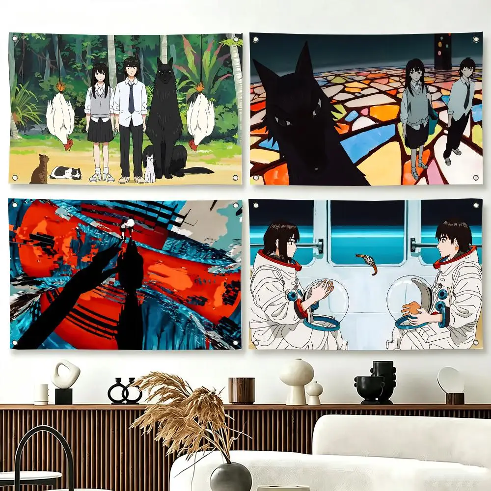 Surreal Anime S-Sonny Boy Flags  For Living Room Home Dorm Decor Wall Outdoor Camping Party Banner Gifts