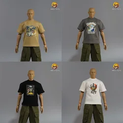 HAILI TOYS HF010 1/6 Male Soldier Fashion T-shirt Clothing Model Toy Accessories Fit 12'' Action Figures In Stock