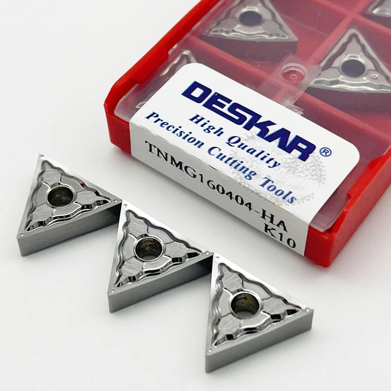 

TNMG160404 TNMG160408 HA K10 Твердосплавные вставки TNMG Внешние токарные инструменты Токарный станок с ЧПУ для алюминия