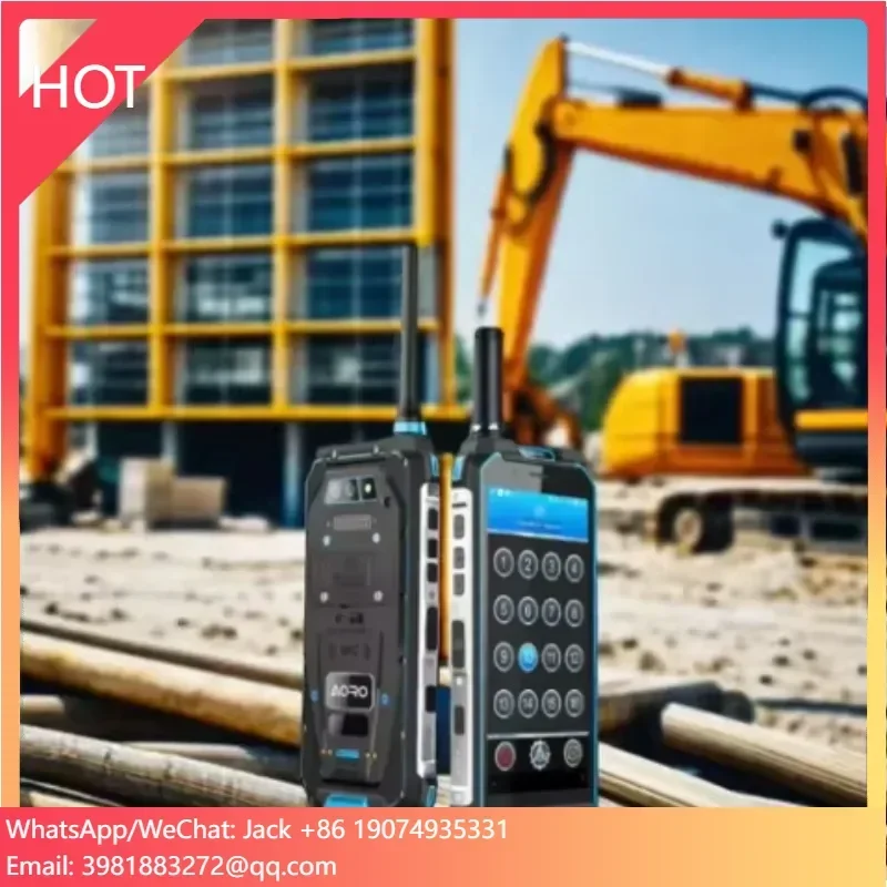 AORO M5 Android 8,1 teléfonos Android baratos uso LTE DMR PPT + POC doble walkie talkie teléfono inteligente teléfono móvil resistente