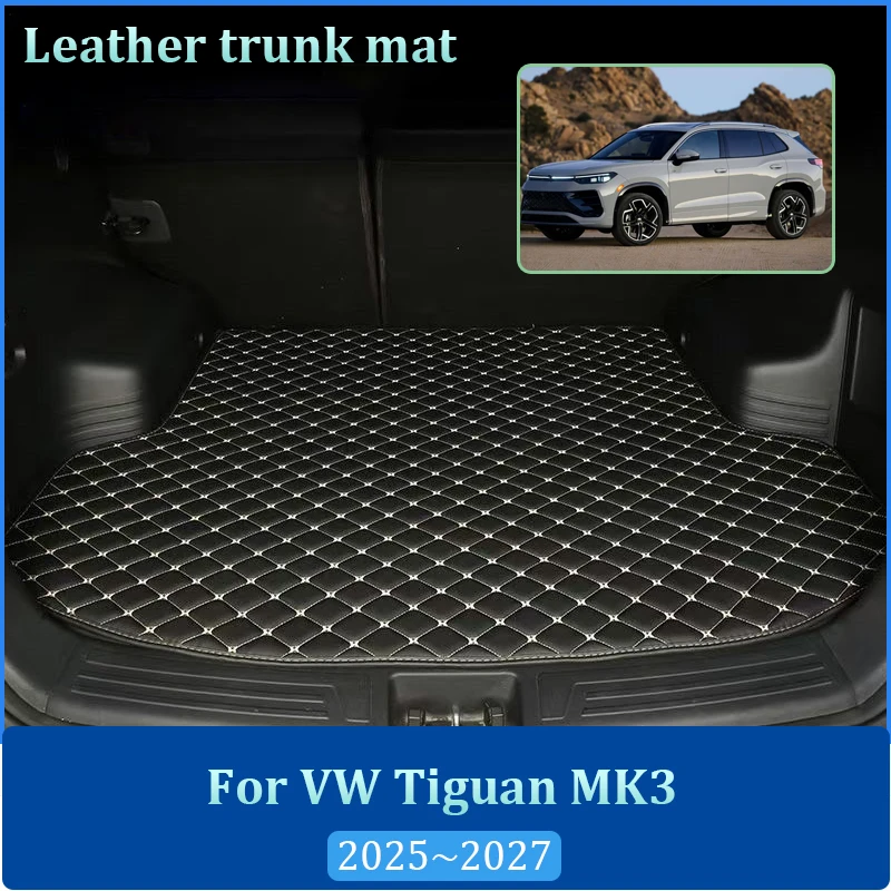 

Коврики в багажник для Volkswagen VW Tiguan L Pro MK3 5-местный 2025 2026 2027, противоскользящий вкладыш в багажник, аксессуары для авто