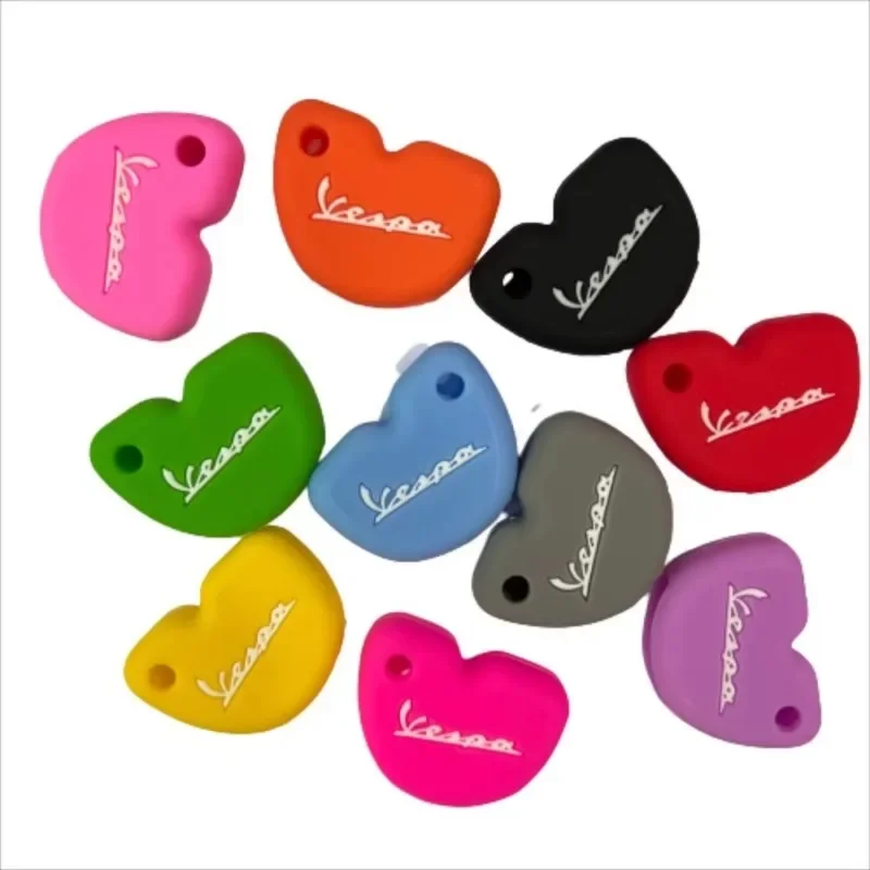 New Styling Silicone Rubber Key Case Cover For Vespa Enrico Piaggio GTS300 LX150 Fly 125 3vte Gts 200 Motorcycle Keys