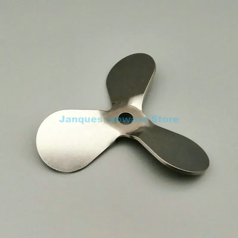 1pcs 304 stainless steel three leaf type Stirrer Paddle Diameter 4cm to 12cm,Lab Agitating Blade suitable for thin materials