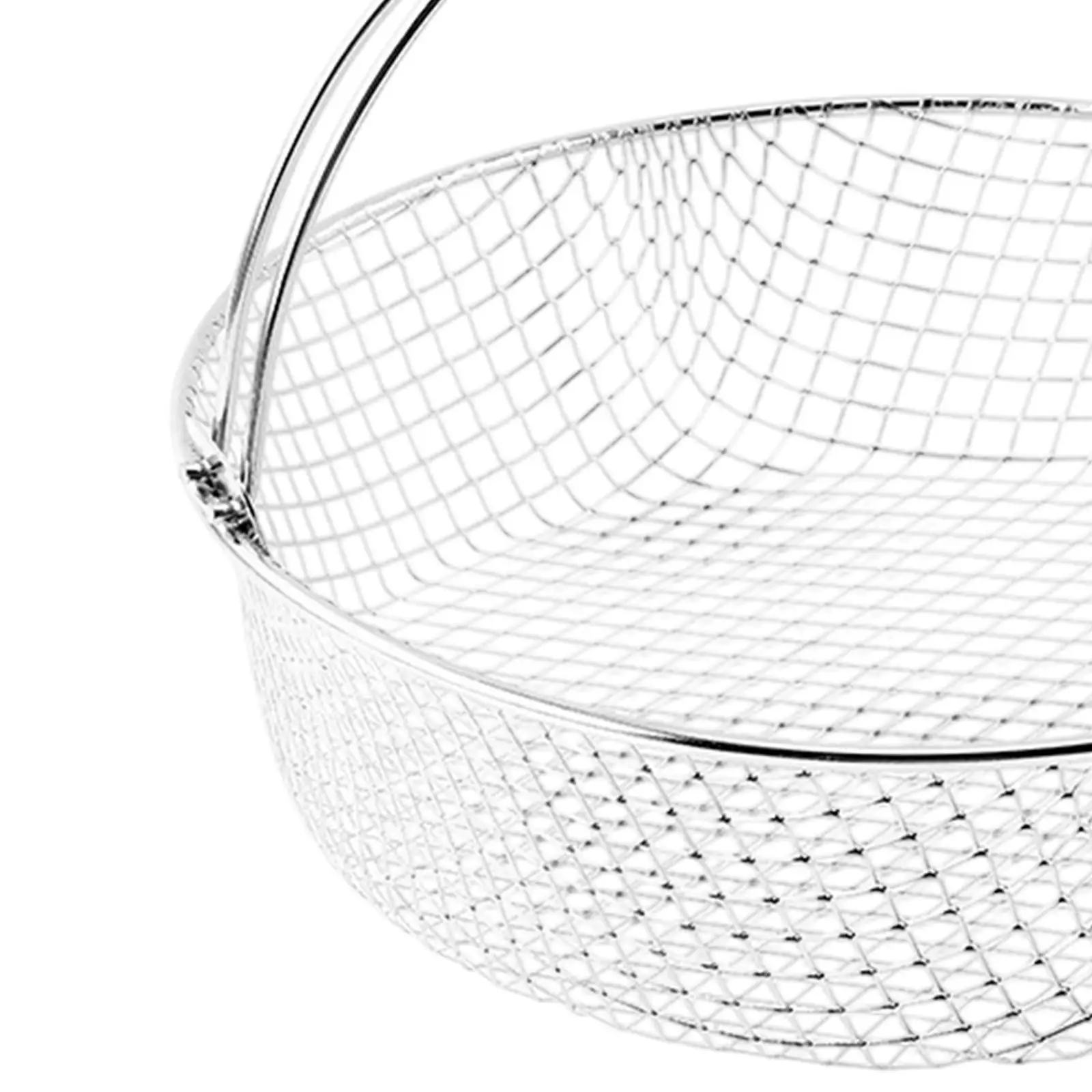 Корзина для фритюрницы Корзина для пароварки Прочная корзина для гриля Сменная сетчатая корзина Хрустящая корзина для приготовления пищи Кафе Ресторан Фрукты