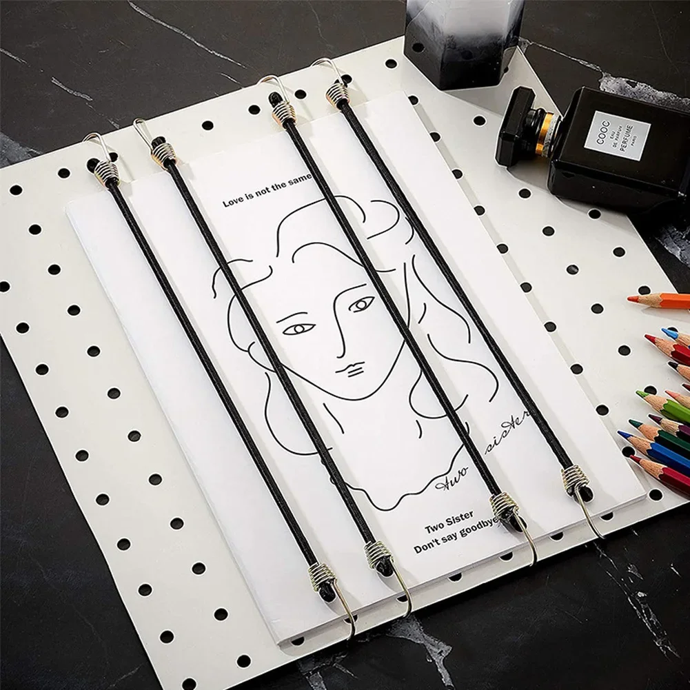 Heavy Duty Elastic Bungee Cords 10 Pcs with Carabiner Luggage Packing Ropes 30cm Camping Travel Gear Organizer Accessories