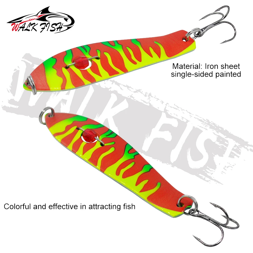 المشي الأسماك 1 قطعة المعادن الصيد إغراء المغازل ملعقة الطعم الثابت التصيد 93 مللي متر 28 جرام النحاس سبينر بايك جثم المياه العذبة الصيد السحر