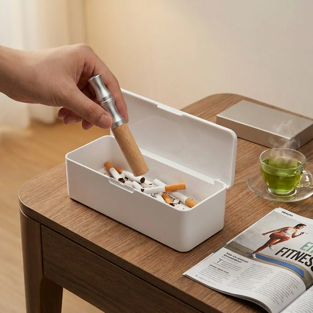 V5.0 Quit Smoking Inhaler Stick Healthy Stop Smoking Wood Craving Relief Smokeless Aromatherapy Air Inhaler Best Gift for Him