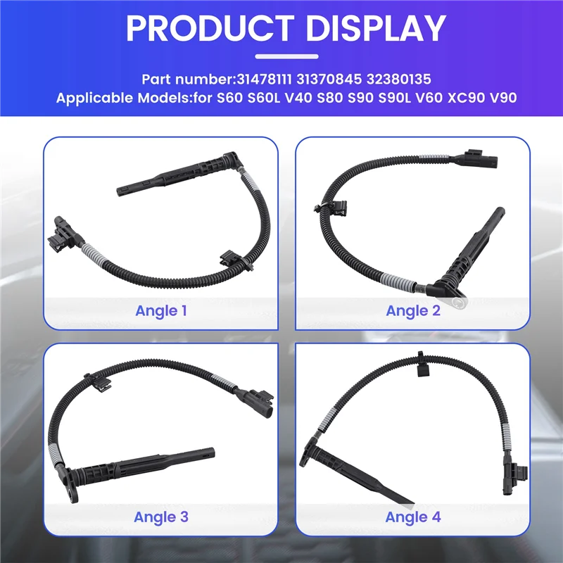 A21F- 31478111 31370845 32380135   Датчик уровня масла Датчик масляного поддона для Volvo S60 S60L V40 S80 S90 S90L XC90 V90