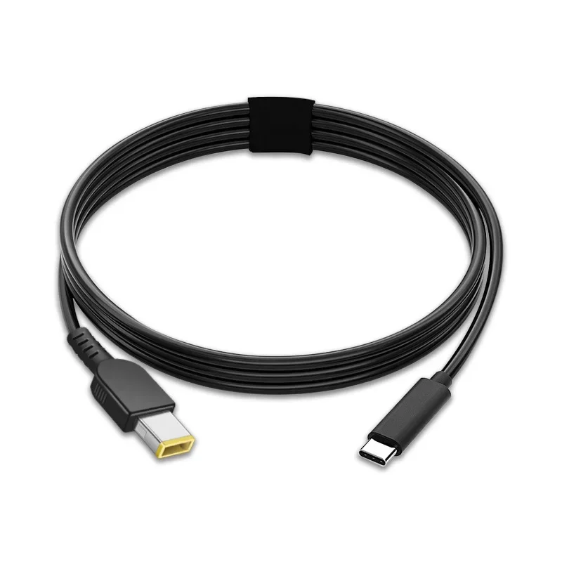 USB Type-C PD充電ケーブルコード,Lenovo Thinkpad,ラップトップ充電器用,DC電源ジャックアダプター,65W, 20V, 1.5m
