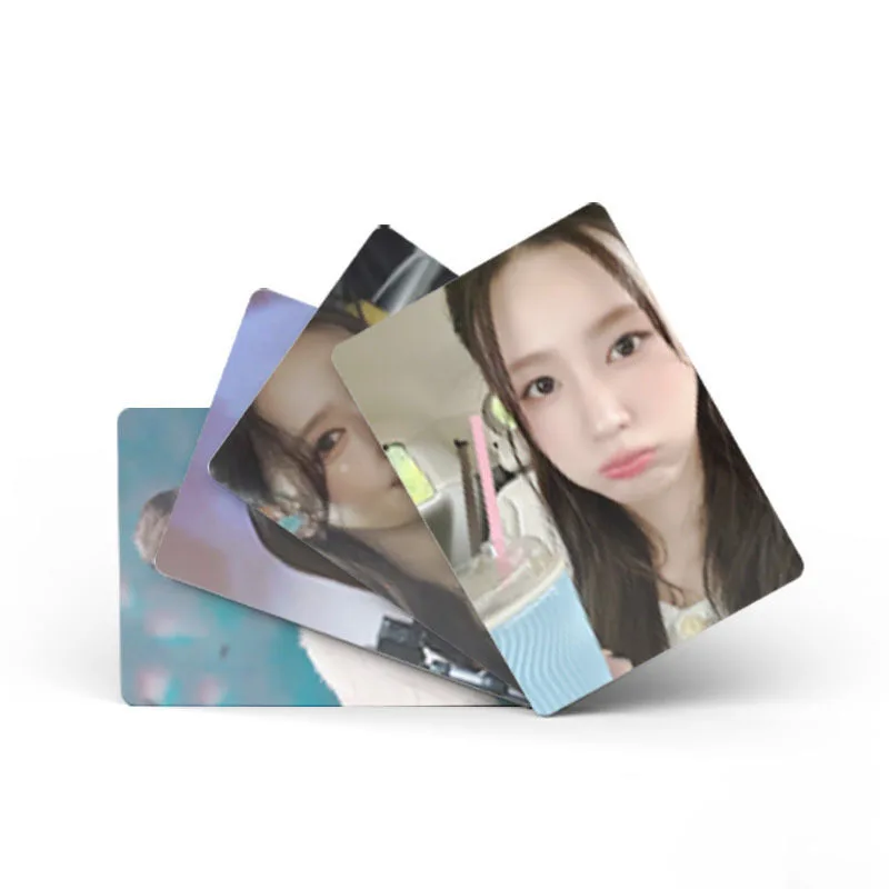 50PCS/Set GDLE Laser Small Card Album LOMO Card Cho Mi Yeon Photo Collector Card (G) I-DLE Postcard MIYEON Girl's Gift
