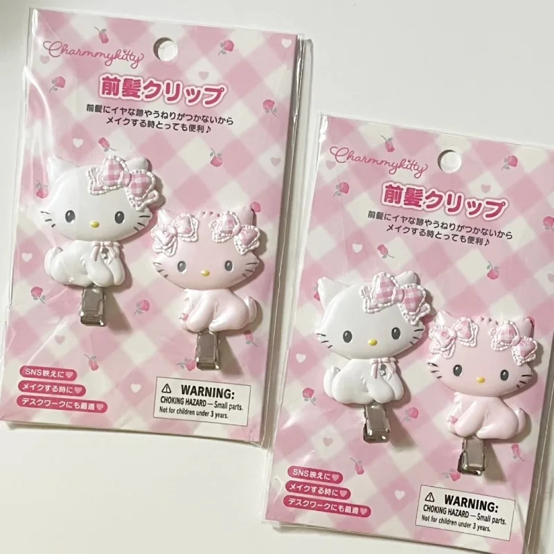 

Новые заколки для волос Sanri Charmmy Kitty, мультяшный декор, заколка-заколка, модная бесшовная заколка для девочек, милый зажим в виде утконоса для вечеринки