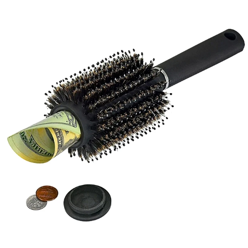 Hairbrush Type Secret Safe A New Type of Hidden Safe, Used To Hide Secret Money and Valuables with A Detachable Lid