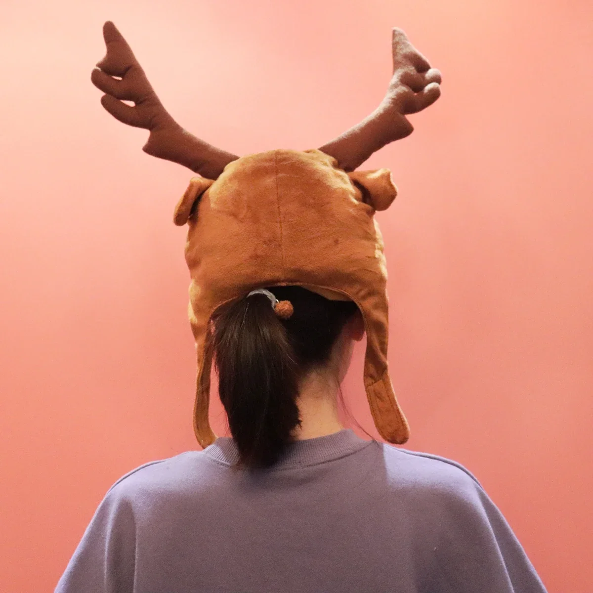 Cartoon Reindeer Elk Hats for Festive Party Dress Up Celebrations Funny Winter Party Favor Christmas Party Gifts for Women Girls