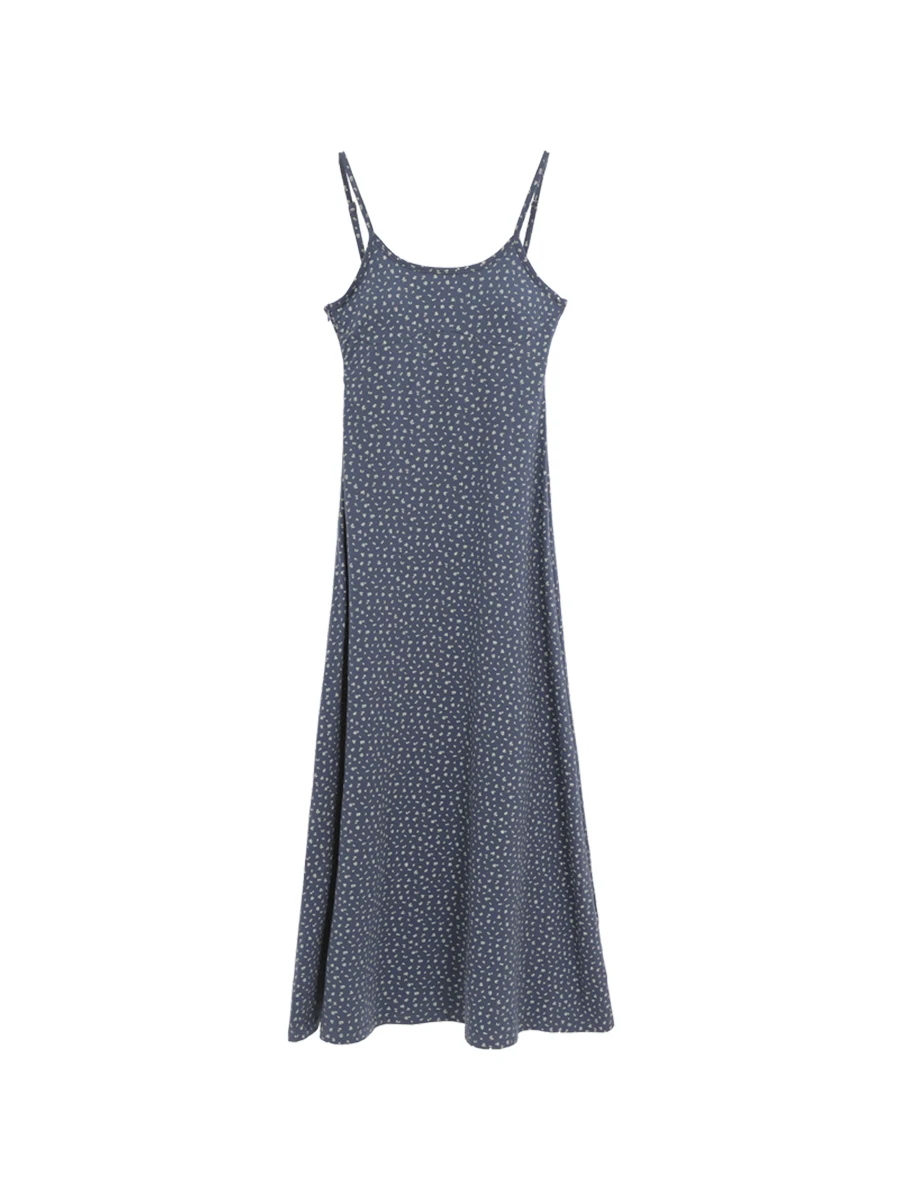 ชุดเดรสยาวทรงเข้ารูปพิมพ์ลายดอกไม้เอวสูง สไตล์ใหม่สำหรับผู้หญิง ประจำฤดูร้อนปี 2025 จาก Red Celebri Club