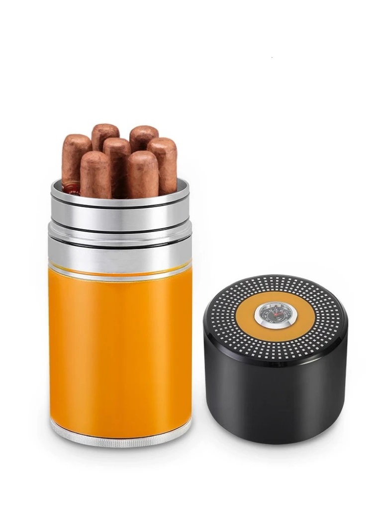 Cigar Tube Set Of 7, Travel Sealed And Moisture Locked Cigar Box Sleeve.