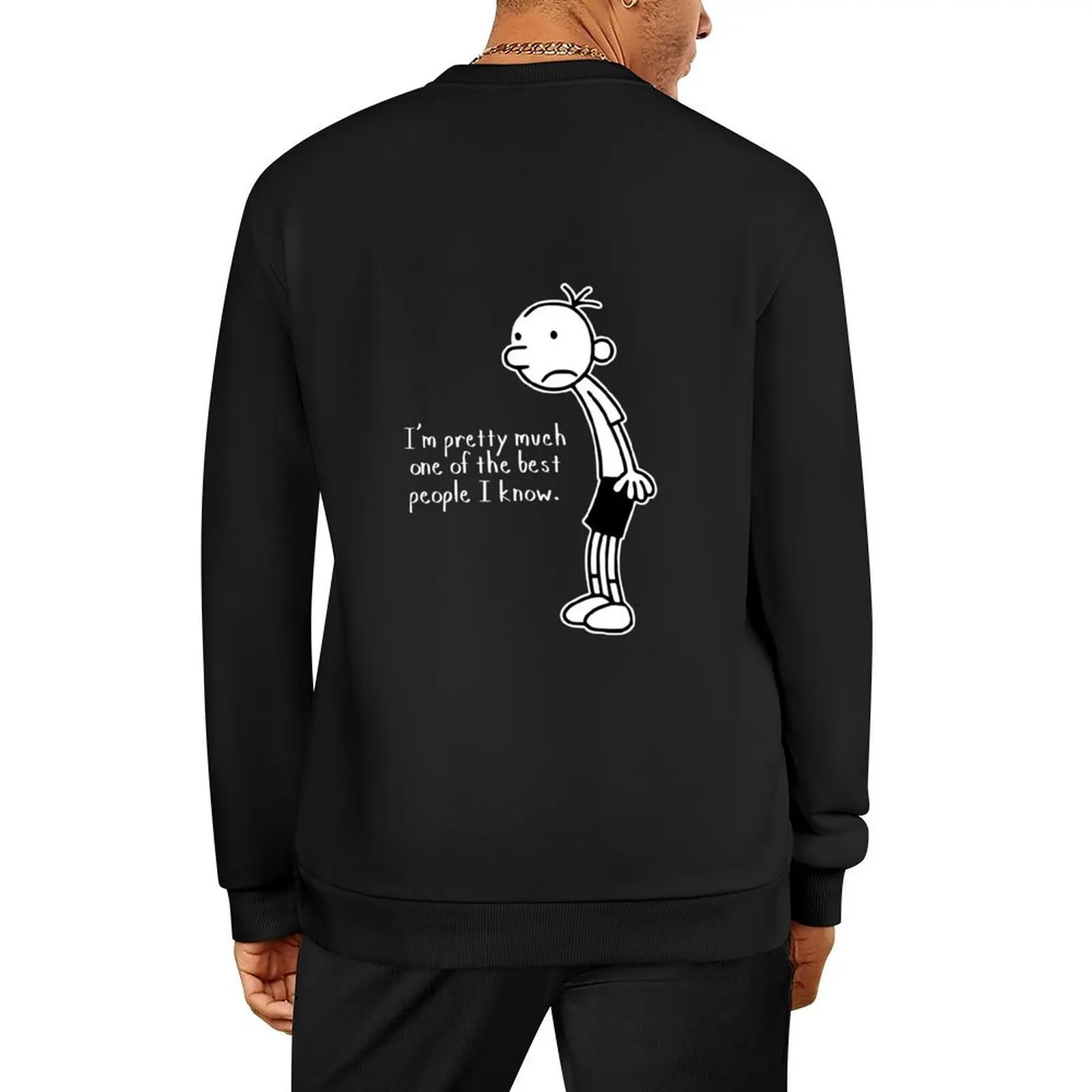 

Official greg Heffley Diary Of A Wimpy Pullover anime clothing men clothing men's clothes men wear hooded sweatshirt