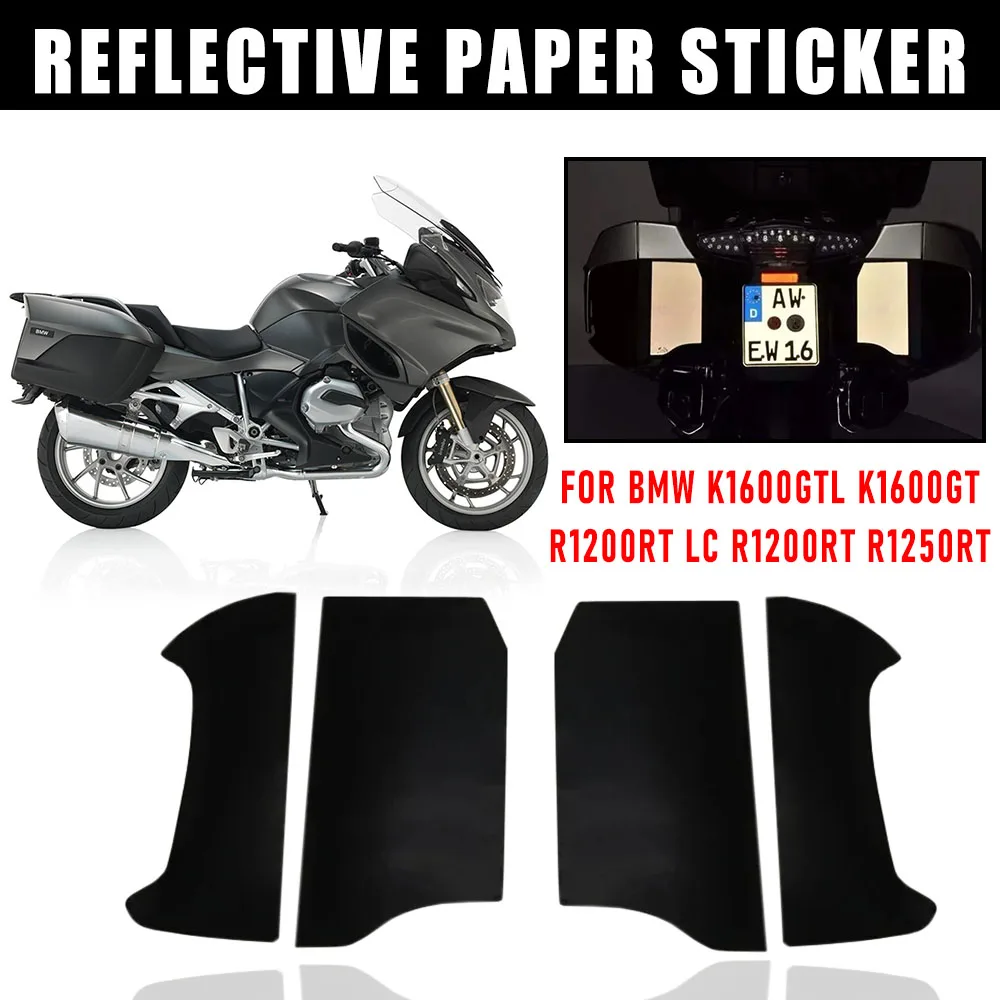 

NEW Moto For BMW K1600GTL K1600GT R1200RT LC R1200RT R1250RT Reflective Paper Sticker Side Luggage Sticker 2021 2020 2019 2018