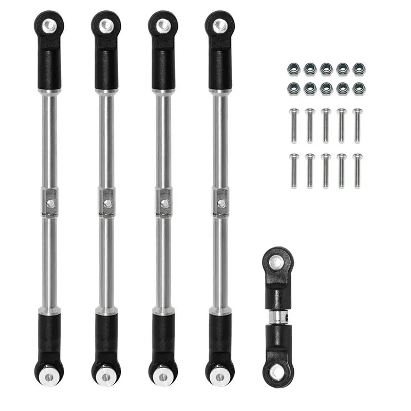 AS96-1 Set RC Car Upgrade Pull Rods Rotating Shaft Tie Rod Kit For 1/8 ARRMA 6S KRATON OUTCAST 1/7 BIG ROCK Upgrade Parts