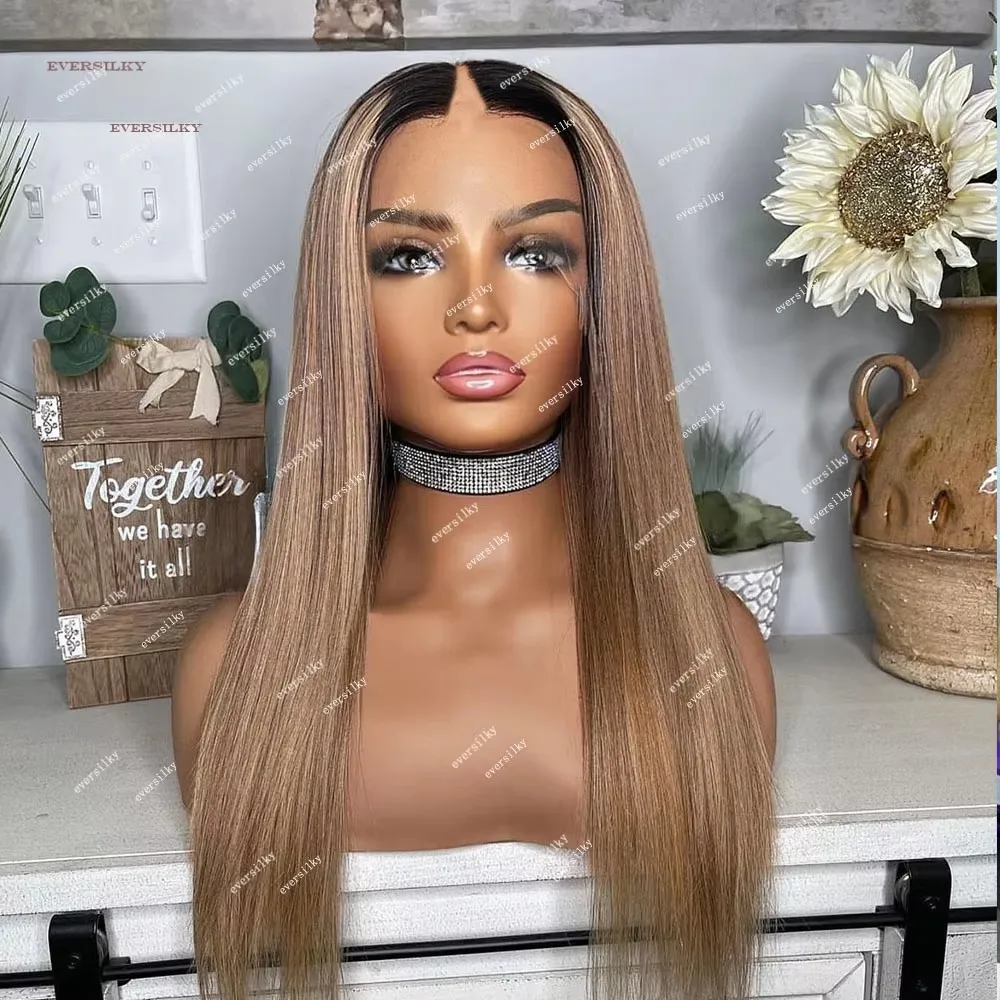 

Медовый Блондин Коричневый Яки Прямой V-образный Парик Необработанные 100% Человеческие Волосы Бесклеевые Кудрявые Прямые Нет Кружева U-образный Парик Полный Конец