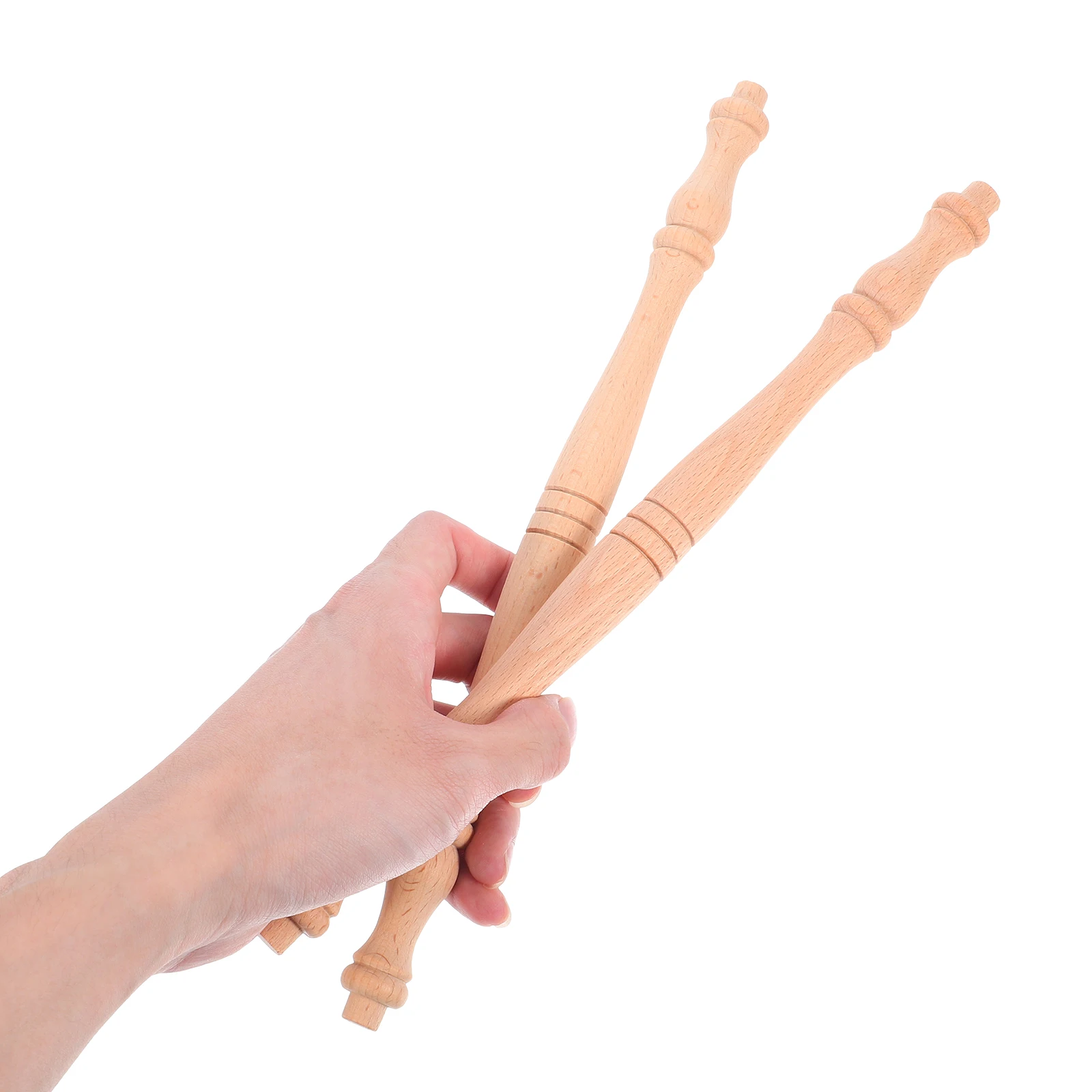 

2pcs Solid Column Small Corridor Bridge Banister Railing Indoor Curtain Rod Finials Roman Pillars Decorative Home Accessories