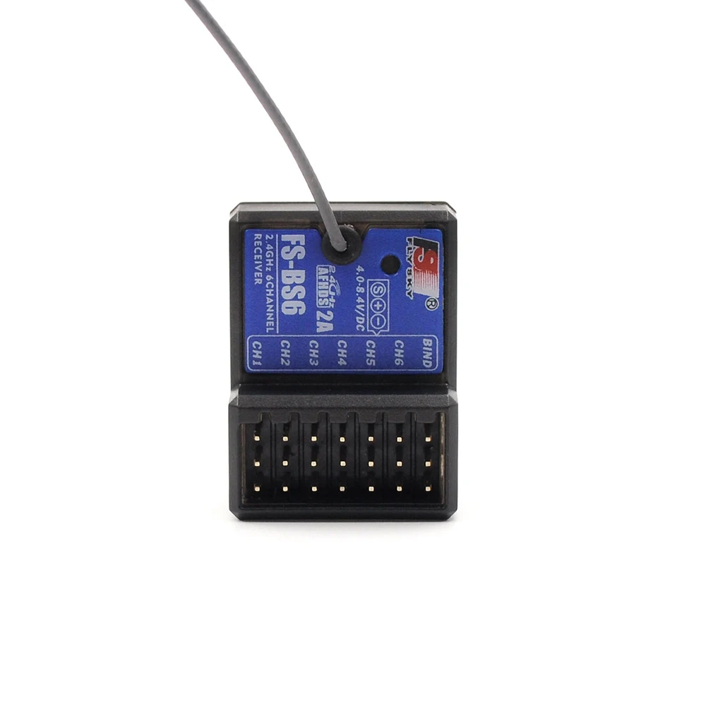 FlySky FS-BS6 Empfänger 2,4 GHz 6CH AFHDS2 für FlySky FS-GT5 FS-IT4S Sender RC Auto Boot