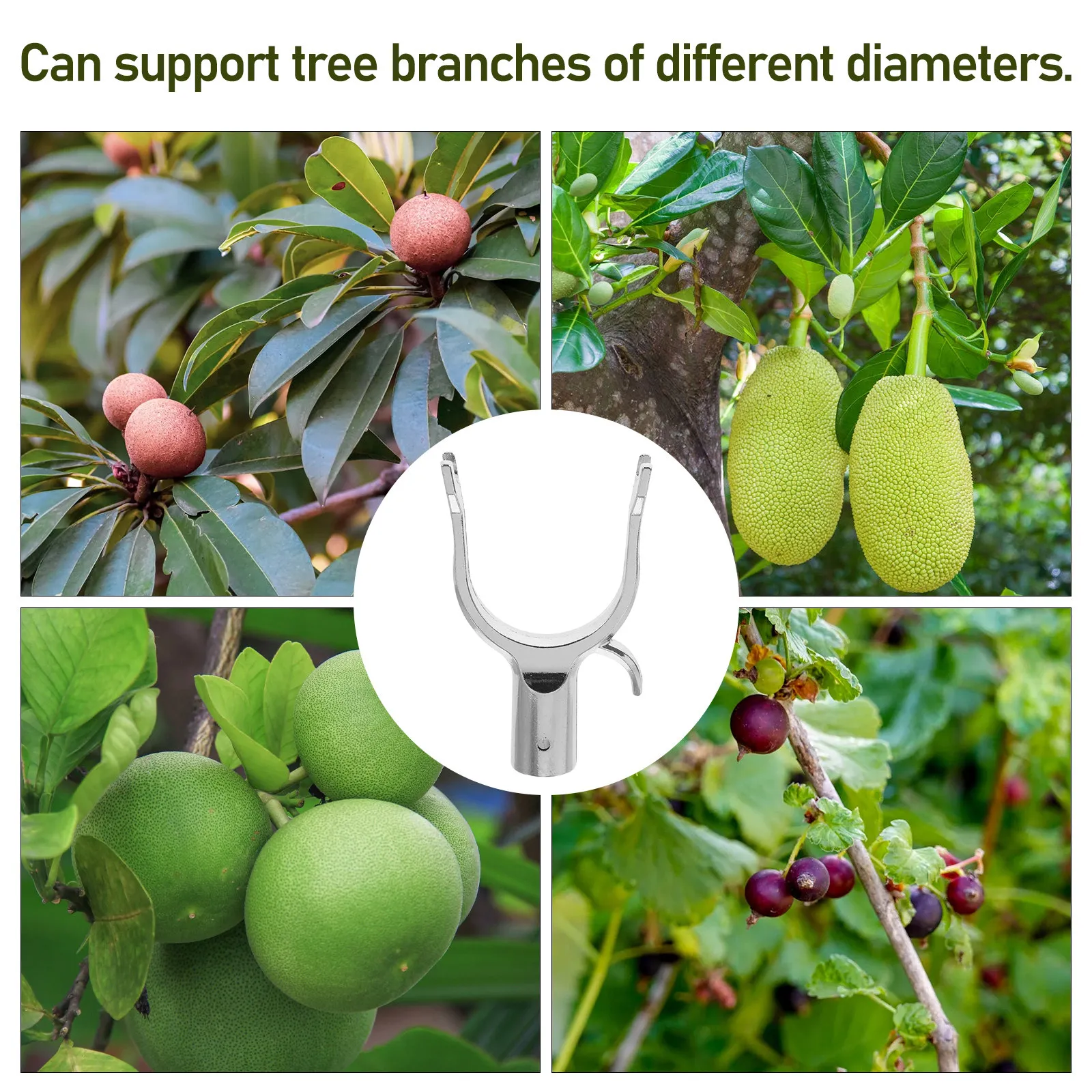 6Pcs Plant Branch Support Aluminium Alloy Tree Brace Branch Trainer for Outdoor Gardens Bonsai Fruit Trees Vegetables Gardening
