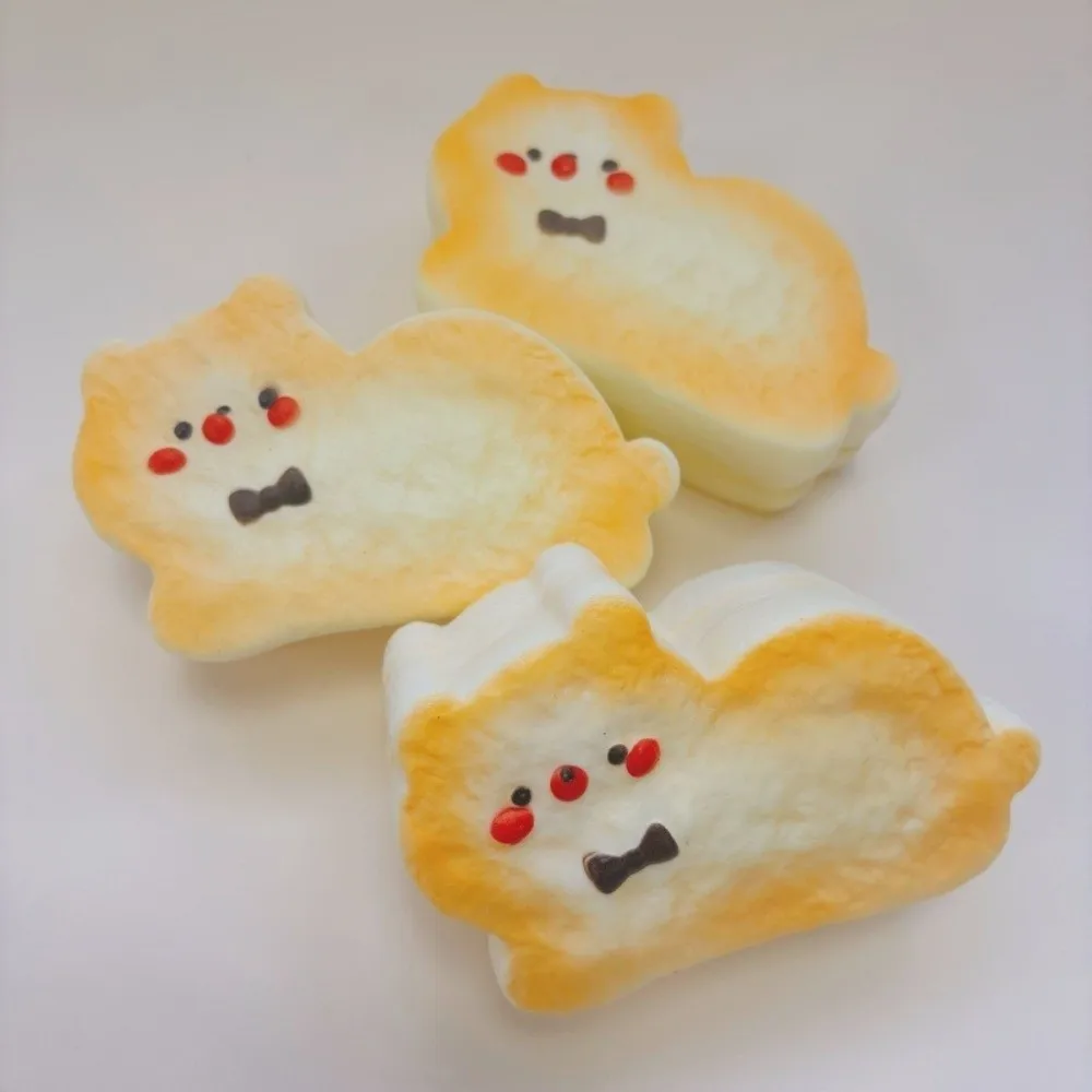 Slow Rebound Simulation Bread Pinch Photo Props Stress Relief Squeeze Stress Hand Relaxation Realistic Food Fidget Party Gift