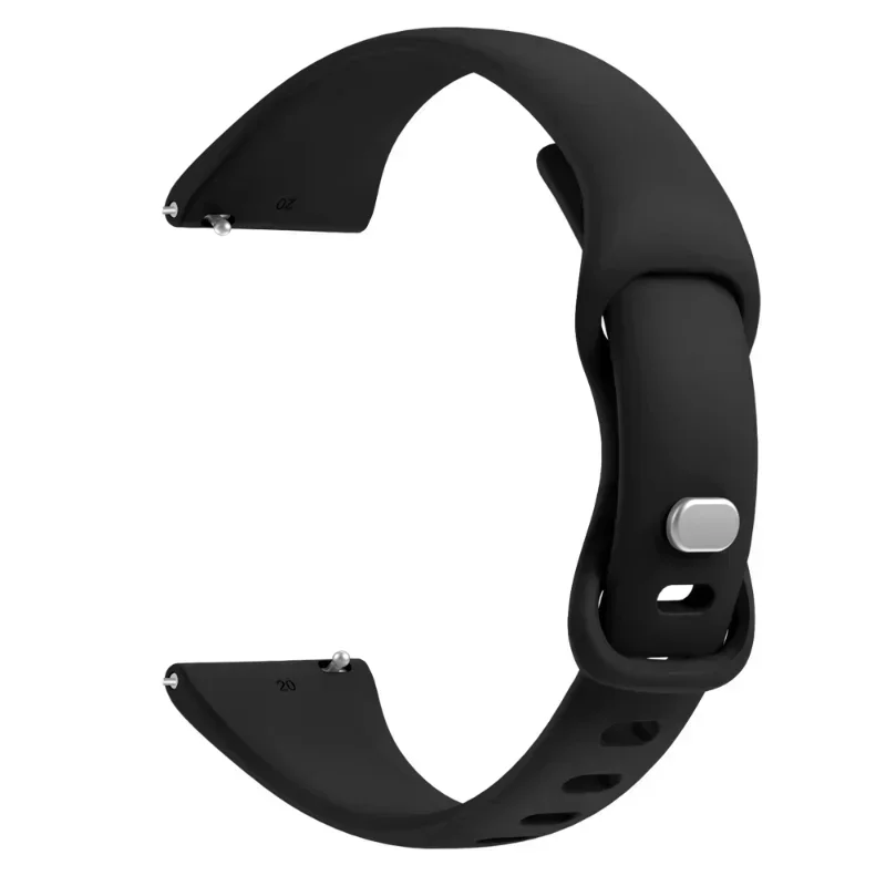 20mm Slim Bands For Samsung Galaxy Watch 5/4 40mm 44mm/Active 2 Galaxy Watch 3 41mm Silicone Narrow Wristbands For Amazfit GTS4