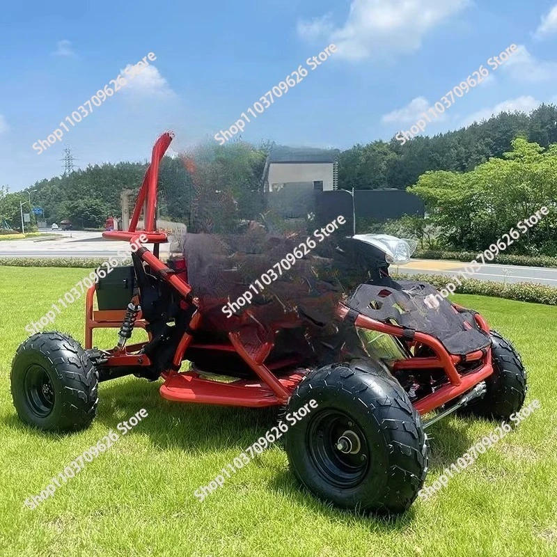 Custom Square Park Electric Kart Children's ATV Four Wheels Off-Road Motorcycle Single Seat Adult Play All Terrain