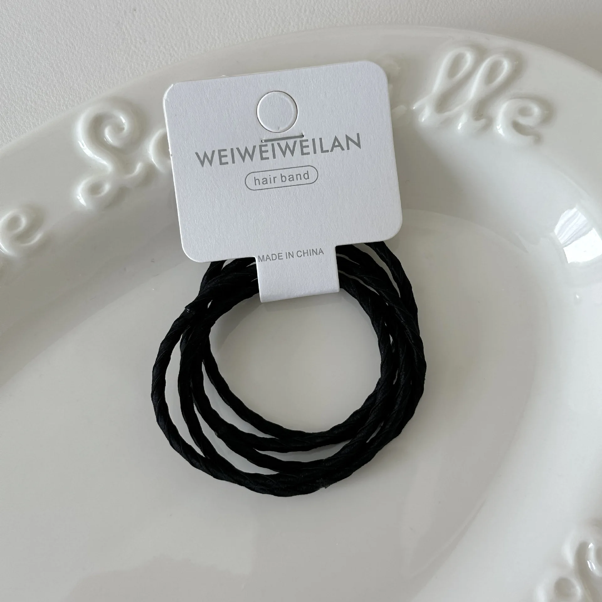 ربطات شعر مكونة من 5 قطع من الخيوط الملتوية عالية المرونة، أساسيات أساسية متينة ممتازة للنساء والرجال