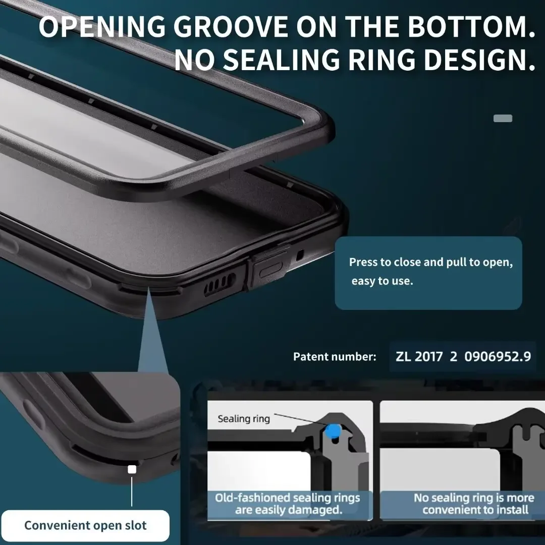 IP68 Waterproof Case For Samsung Galaxy S26 A16 5G S24 Ultra S23 FE Note 20 S25 Plus Diving Depth Underwater Swim Outdoor Cover