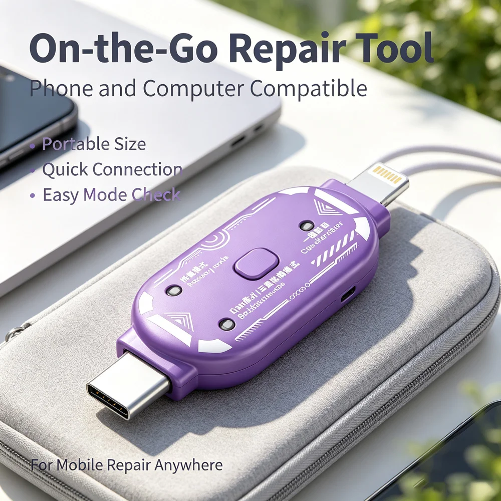 Cellphone Engineering Flash Cable One Click Quick Restart Enter DFU Recovery Bootloader Mode Smartphone Repair Debug Tool