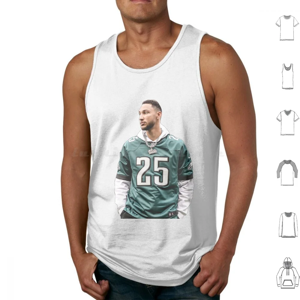 Ben Simmons Fan Tank Tops Print Cotton Embiid Joel Joel Embiid Ben Simmons Mike Mike Brett Brown Ttp Trust The