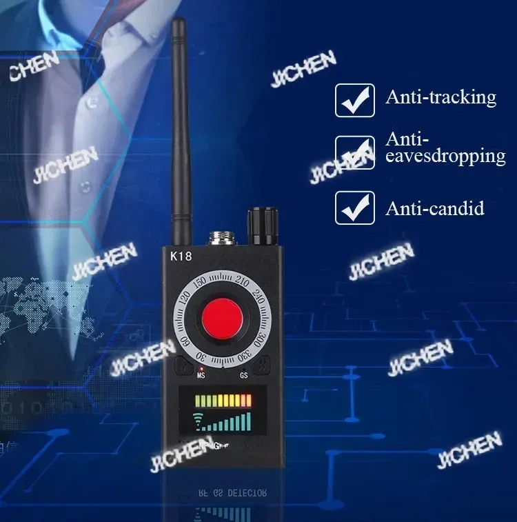 Detector RF de câmera sem fio Bug K18 RF GS Detector