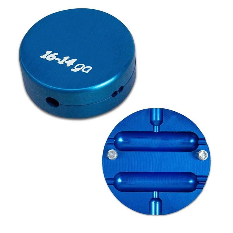 3-Pairs Cavity Electrician Wiring Injection Water Proof Tool 16-14 AWG Butt Connector Mould Dual Cavity Hanger