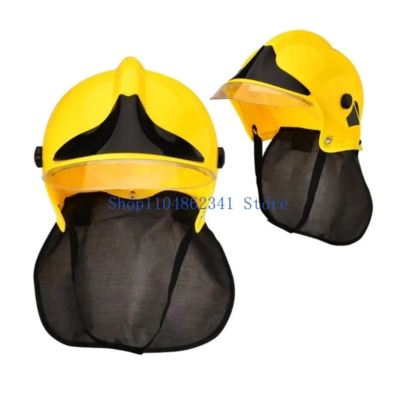 5asd Trẻ Lính Cứu Hỏa Nón Trẻ Lính Cứu Hỏa Mũ Bảo Hiểm Trang Phục Phụ Kiện Lính Cứu Hỏa Mũ Nhựa Cứng Nhám Lính Cứu Hỏa Mũ