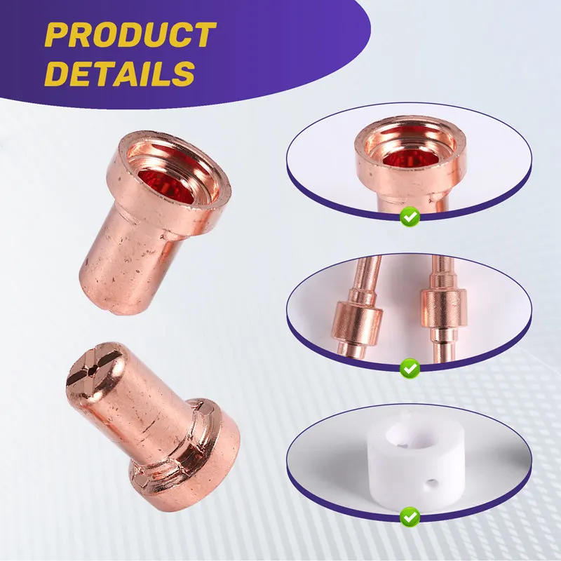 PT-31 -40 플라즈마 커터 절단 토치 소모품 키트 확장 30개용 F-F