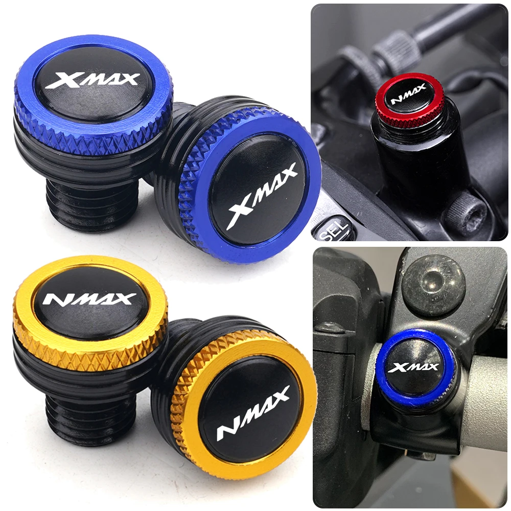 

2025 For YAMAHA XMAX 300 250 400 X-MAX NMAX 155 125 NMAX155 Motorcycle Accessories Mirror Hole Plug Screw Caps XMAX300 XMAX400