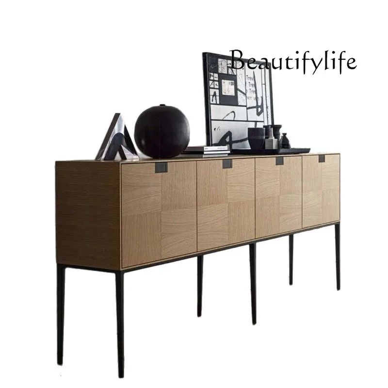 

Italian side cabinet, entrance cabinet, modern simple Italian design, wind storage cabinet, Nordic