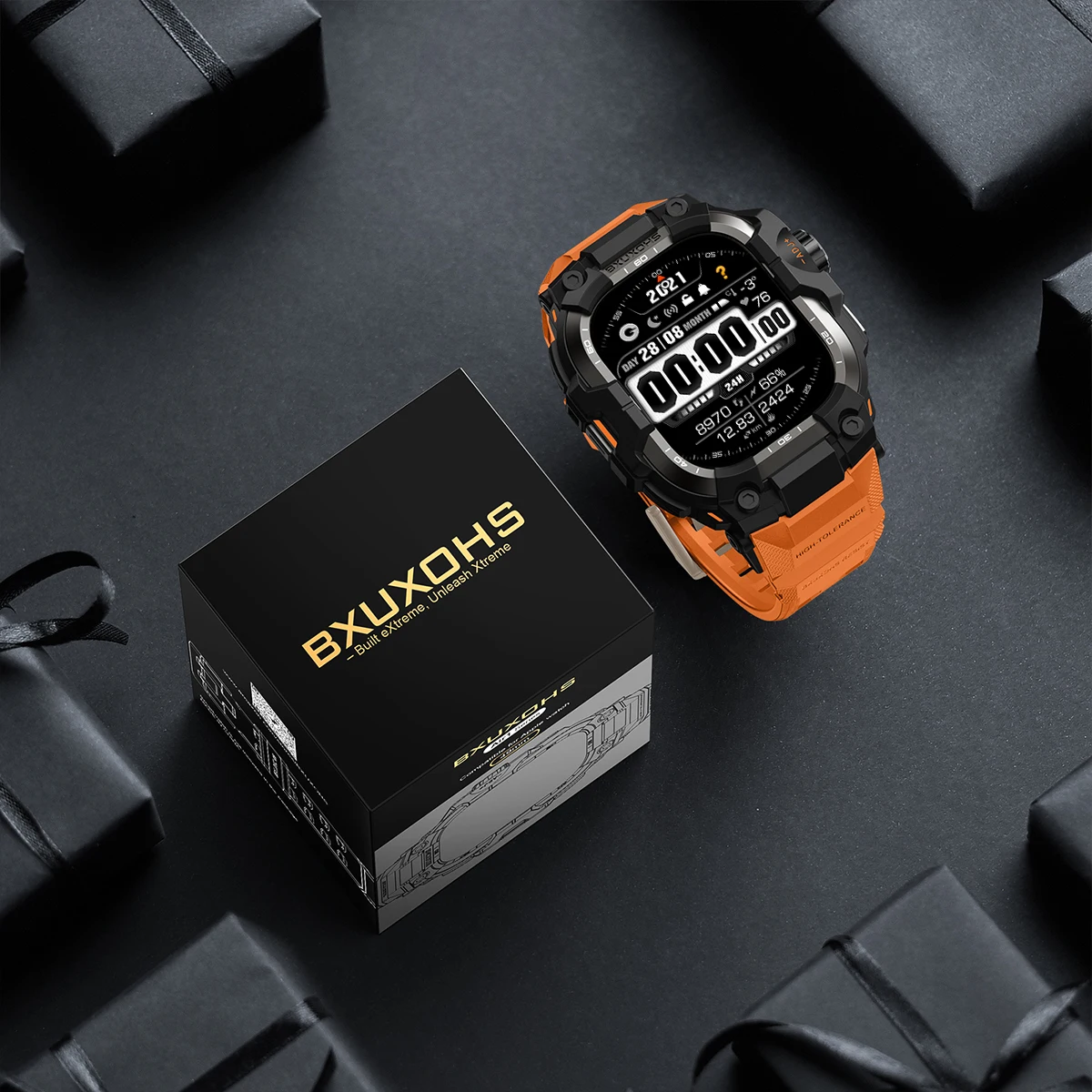 Panzerstil-Gehäuse+Armband für Apple Watch Ultra 3 2 49mm TPU Metall-Abdeckung Taktisches Band für Series 11 10 9 8 7 SE Ersatz-Kit – Detail 4