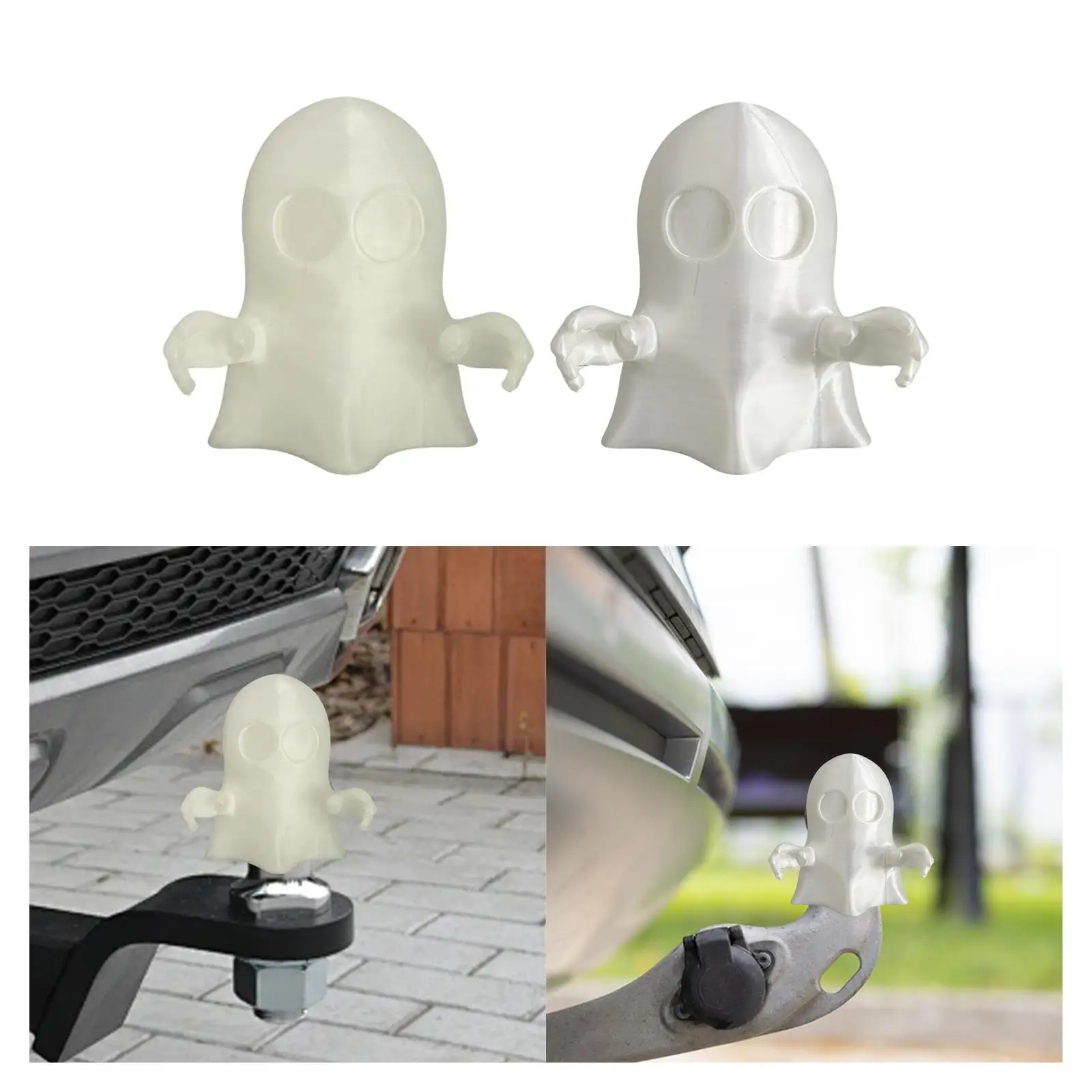 

Универсальный пылезащитный колпак из смолы для буксировочного крюка на Хэллоуин, защитный чехол для прицепа автомобиля