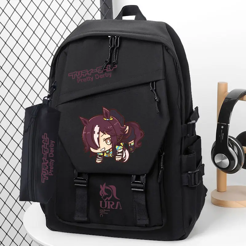 Pretty Derby Merchandise Student Large Capacity Cartoon Anime Trendy Fashion Backpack ANI
