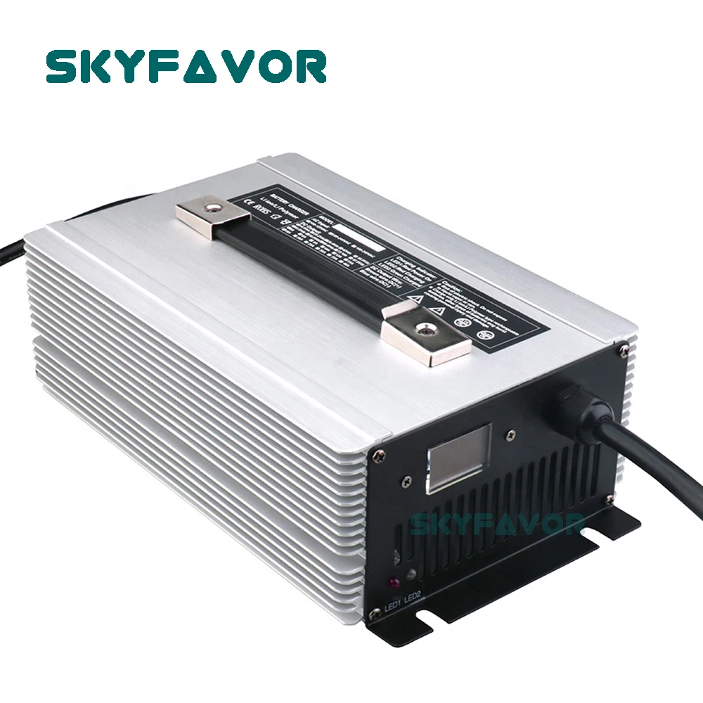 شاحن بطارية LiFePO4 مخصص مع شاشة عرض ، من من من من من نوع V 40S ، وشاحن سريع لسيارة VECTRIX VX 1 والدراجات النارية