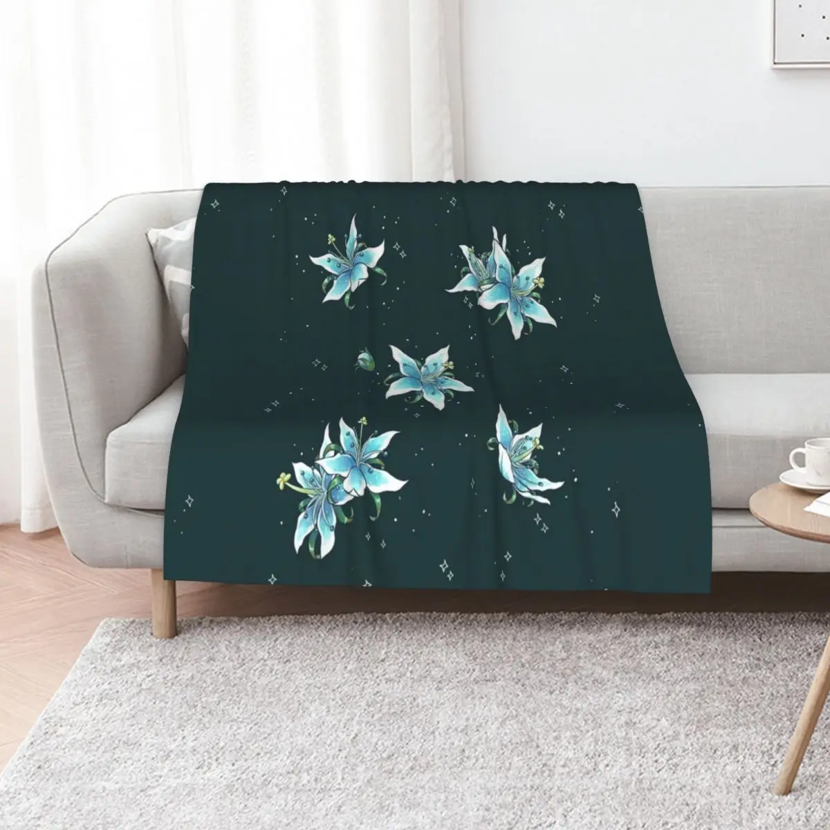 

Silent Princess pattern Throw Blanket Sofa Throw Plaid Travel Moving Blankets