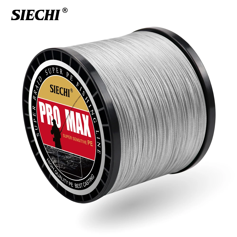 SIECHI 300M/500M/1000M 8 Strand Braided Fishing Line Multifilament 20-88LB Test Carp Fishing Wire for Freshwater And Saltwater