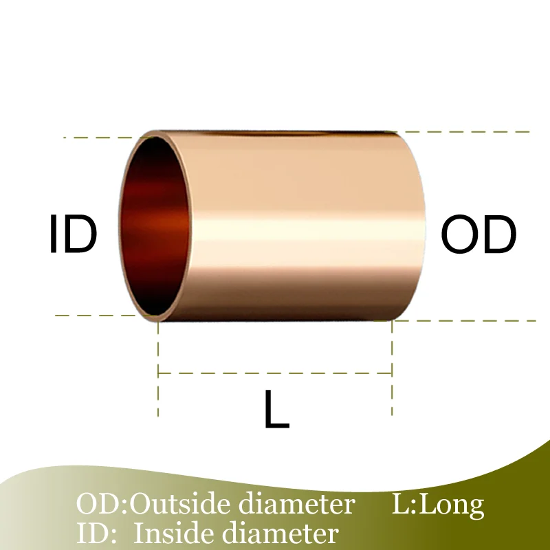 النحاس ربط أنبوب الأنابيب جلبة الغطاء الواقي ارتداء مقاومة للتآكل OD 3 4 5 6 8 10 12 15 16 18 19 20 مللي متر