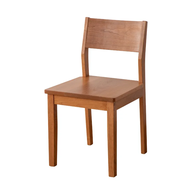 

Japanese style, cherry wood, dining chair, home, backrest, log, modern, minimalist