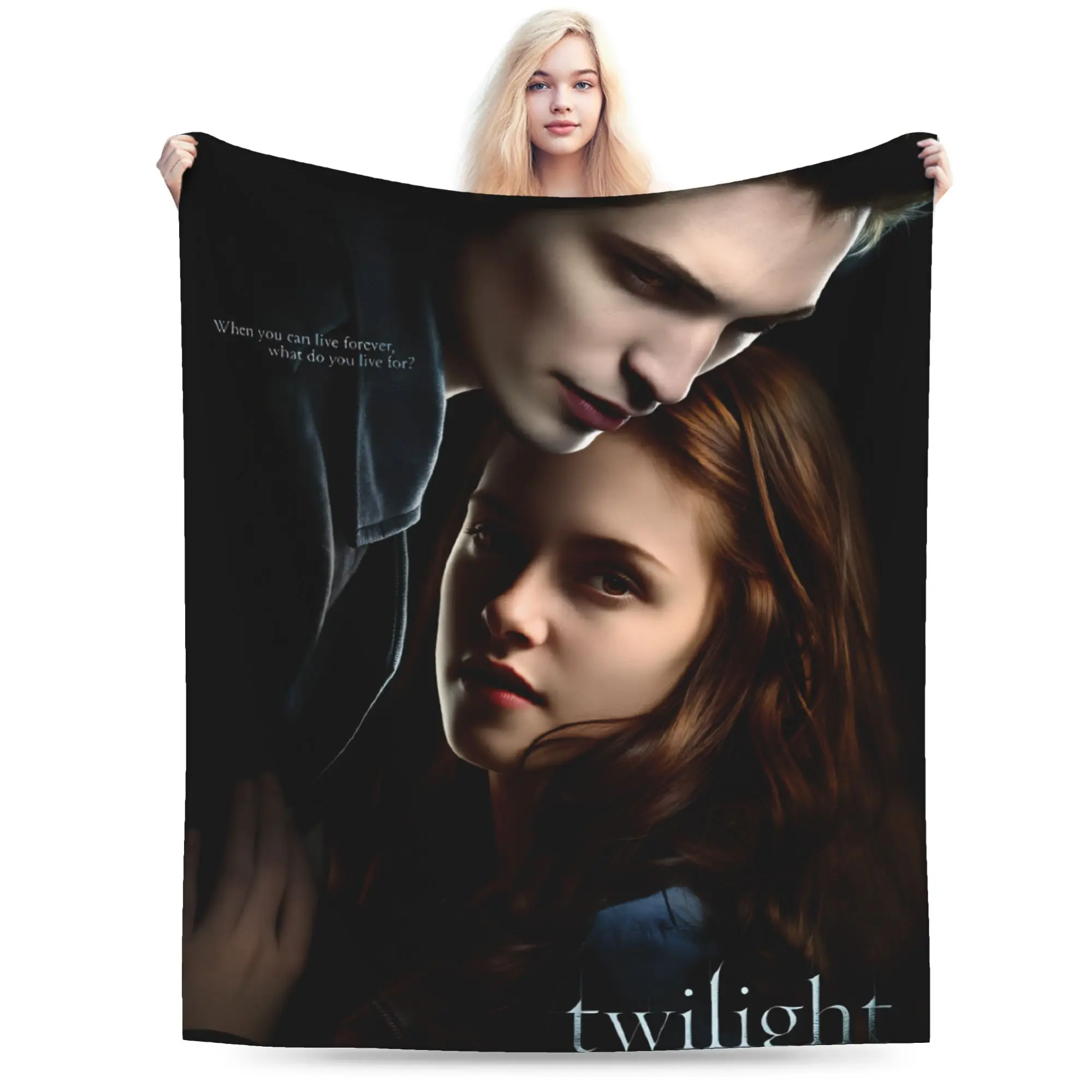 ديكور إدوارد البطانيات الدافئة الناعمة الشفق ساغا الاطفال الكبار أفخم رمي بطانية رقيق الأريكة السرير الفانيلا المفرش أريكة سرير