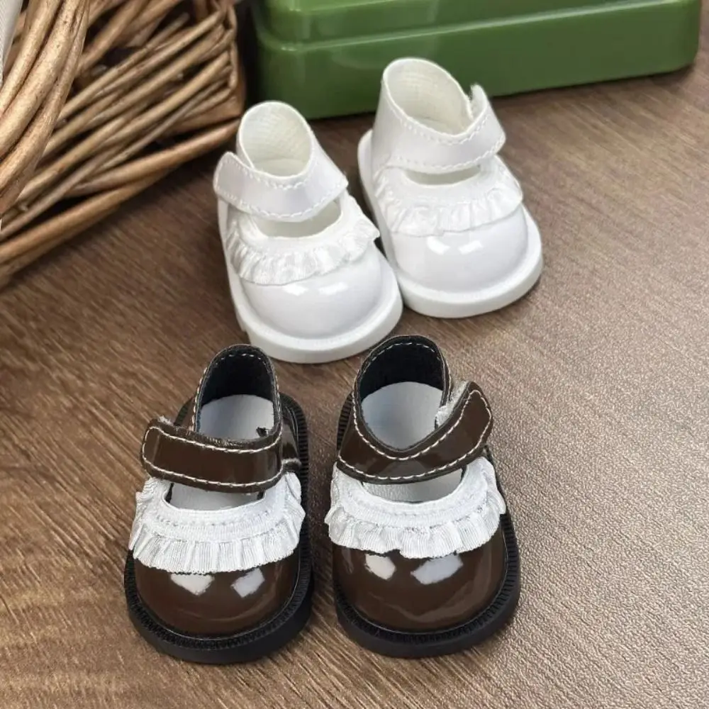 

Doll Shoes PU Leather Bow Doll Shoes DIY Handmade PU Leather Leather Shoes Dolls Boots Shoes 1 Pair Doll Shoes Boots Clay Dolls