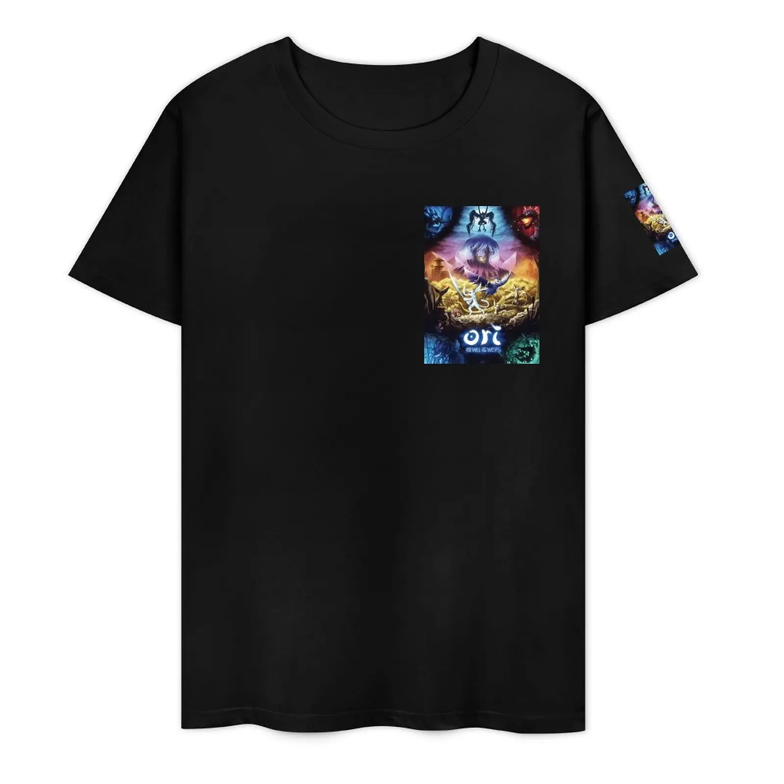 Ori And The Blind Forest Action Game Poster Harajuku T-shirt Sports Tees Novelty Graphic Aactivity Competition Eur Size